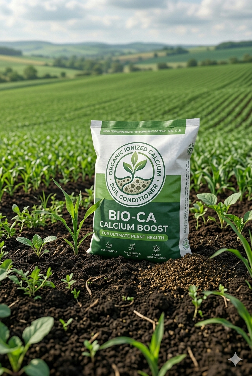 Organic ionized calcium soil conditioner product